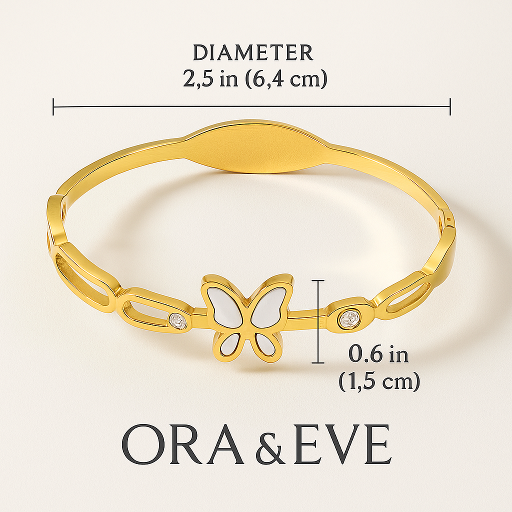 The Enchanted Butterfly Bangle