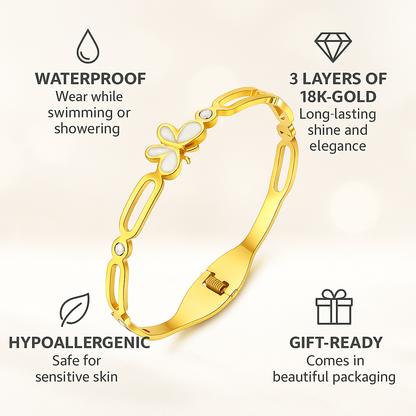 The Enchanted Butterfly Bangle