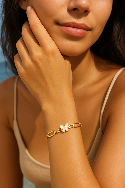 The Enchanted Butterfly Bangle