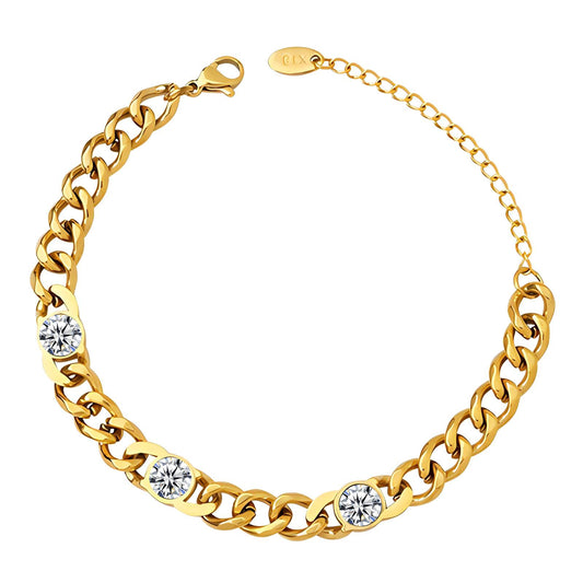 Elegant 18K Gold Plated Bracelet for Stylish Accessory