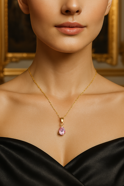 The Rose Tear Necklace