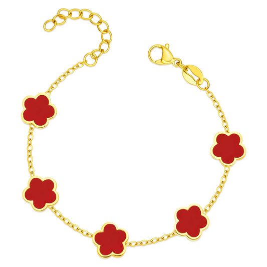 Stylish 18K Gold plated Bracelet featuring durable gold plating and stainless steel, perfect for everyday wear.