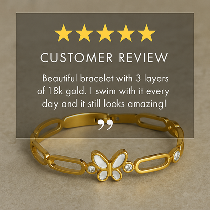 The Enchanted Butterfly Bangle