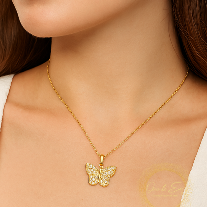 The Golden Butterfly Necklace