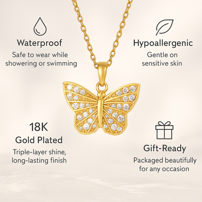 The Golden Butterfly Necklace