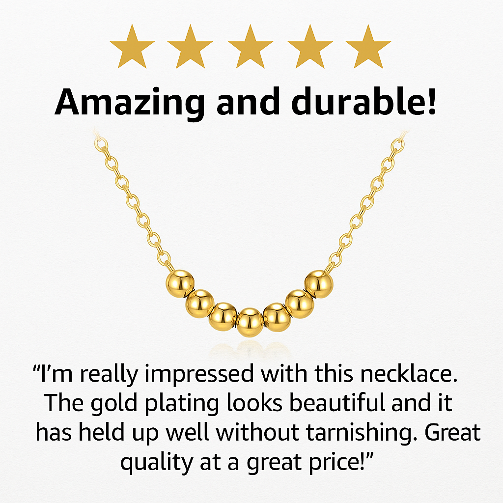 Ora & Eve Butterfly Pendant Necklace for Women – 18K Gold Plated Tag Charm, Waterproof & Tarnish-Resistant Dainty Jewelry Gift